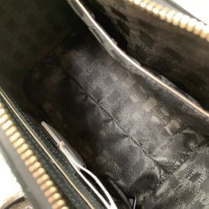 cala bow detail small leather tote bag